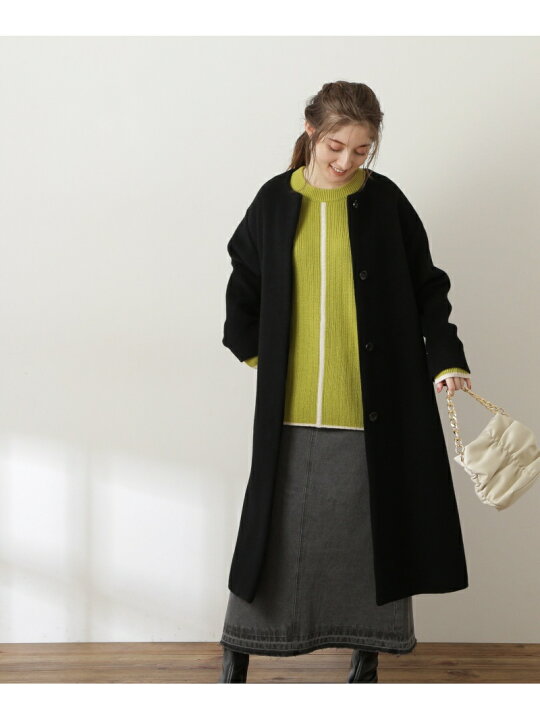 楽天市場】【SALE／60%OFF】アンゴラビーバーノーカラーコート《S Size 