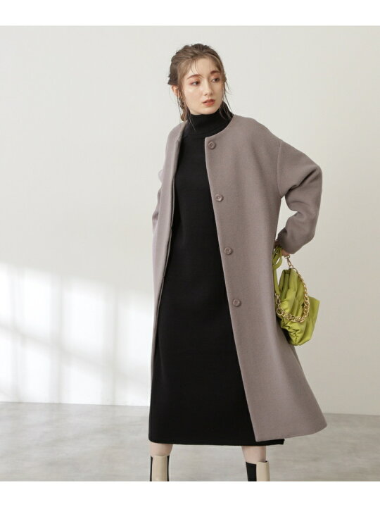 楽天市場】【SALE／60%OFF】アンゴラビーバーノーカラーコート《S Size  