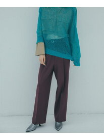 【SALE／30%OFF】センタープレスベルト付ワイドパンツ《S Size Line》 N. Natural Beauty Basic エヌ ナチュラルビューティーベーシック* パンツ その他のパンツ ブラウン レッド グレー【RBA_E】【送料無料】[Rakuten Fashion]