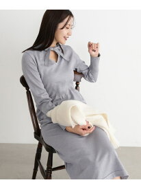 【SALE／60%OFF】ラメニットワンピース N. Natural Beauty Basic エヌ ナチュラルビューティーベーシック* ワンピース・ドレス ワンピース ブラック グレー【RBA_E】【送料無料】[Rakuten Fashion]