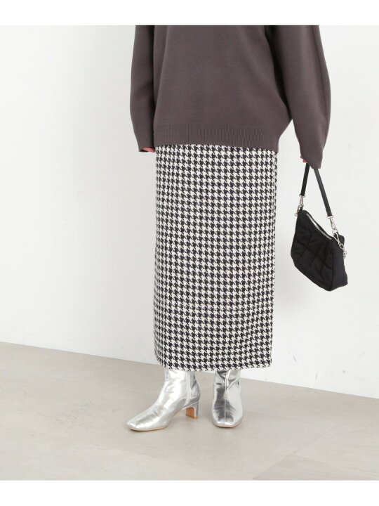 楽天市場】千鳥チェックストレートスカート《S Size Line》 N. Natural 