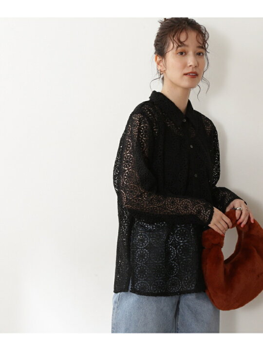 楽天市場】レトロレースシャツ N. Natural Beauty Basic エヌ 