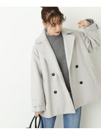 【SALE／30%OFF】テックメルトンオーバーサイズPコート《S Size Line》 N. Natural Beauty Basic エヌ ナチュラルビューティーベーシック* ジャケット・アウター その他のジャケット・アウター グレー ブラック ホワイト【RBA_E】【送料無料】[Rakuten Fashion]