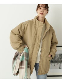 【SALE／50%OFF】スタンドネック中綿ブルゾン《S Size Line》 N. Natural Beauty Basic エヌ ナチュラルビューティーベーシック* ジャケット・アウター ブルゾン・ジャンパー ベージュ ブラック【RBA_E】【送料無料】[Rakuten Fashion]