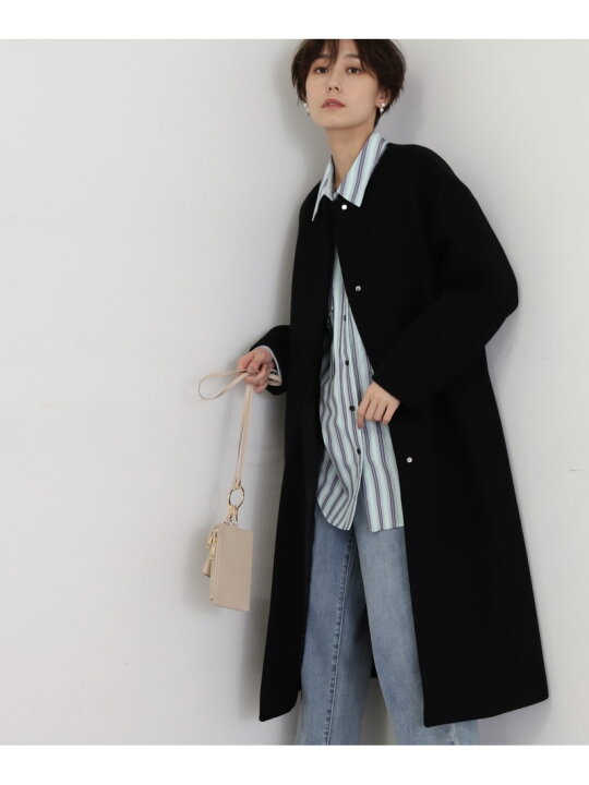 楽天市場】【SALE／30%OFF】パイルメルトンノーカラーコート《S Size 