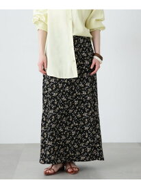 【SALE／60%OFF】小花柄スカート N. Natural Beauty Basic エヌ ナチュラルビューティーベーシック* スカート その他のスカート ベージュ ブラック【RBA_E】【送料無料】[Rakuten Fashion]