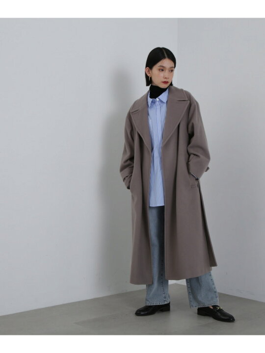 楽天市場】【SALE／30%OFF】ビーバーメルトンガウンコート N. Natural 