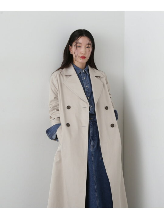 楽天市場】【SALE／50%OFF】ボックスシルエットトレンチコート N 