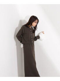 【SALE／30%OFF】フクレジャガードセットアップ N. Natural Beauty Basic エヌ ナチュラルビューティーベーシック* ワンピース・ドレス その他のワンピース・ドレス ホワイト グリーン【RBA_E】【送料無料】[Rakuten Fashion]