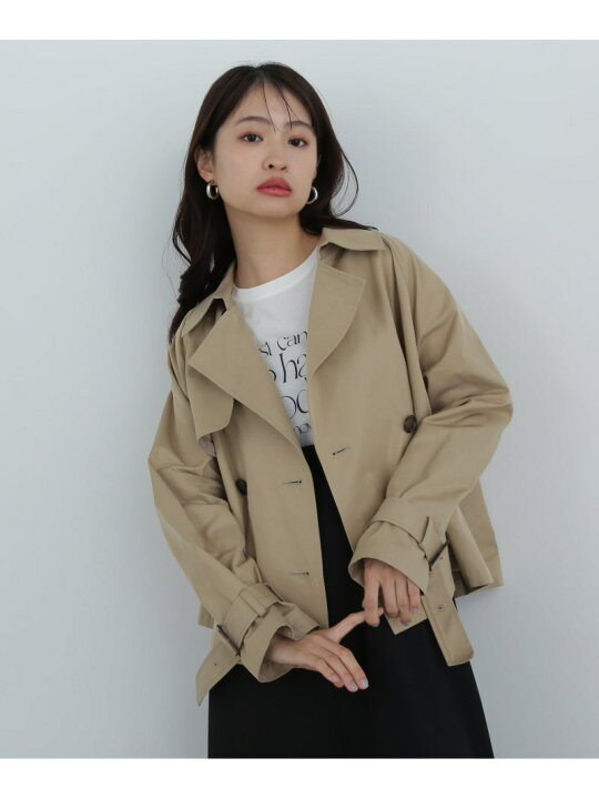 楽天市場】【SALE／50%OFF】袖バックルショートトレンチコート N 
