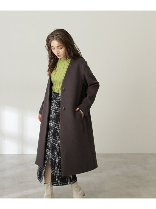 楽天市場】【SALE／50%OFF】アンゴラビーバーカラーレスコート N  