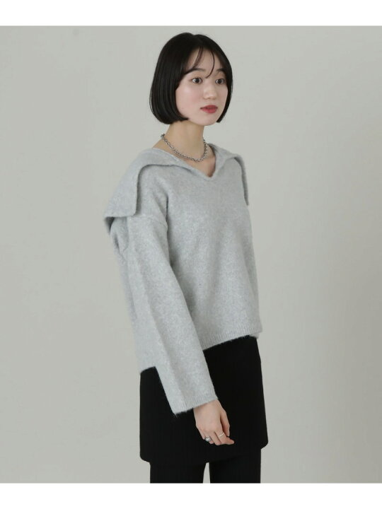 楽天市場】【SALE／50%OFF】セーラーカラーニット N. Natural Beauty 