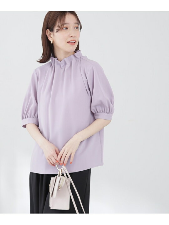 楽天市場】【SALE／30%OFF】ペーパーバック5分袖ブラウス N. Natural 