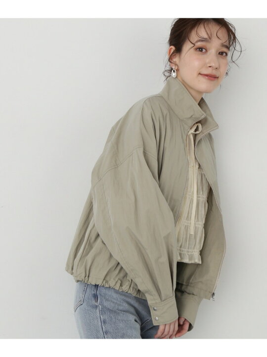 楽天市場】【SALE／50%OFF】ドロストジップブルゾン N. Natural Beauty 