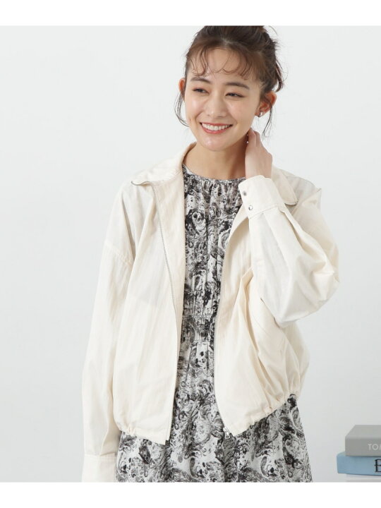 楽天市場】【SALE／50%OFF】ドロストジップブルゾン N. Natural Beauty 
