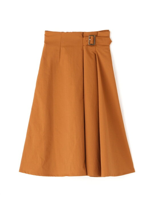 楽天市場】【SALE／30%OFF】バックル付セミフレアスカート N. Natural 