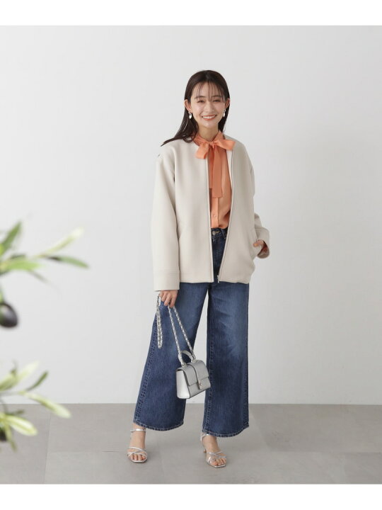 楽天市場】【SALE／50%OFF】ノーカラーダンボールブルゾン《S Size 