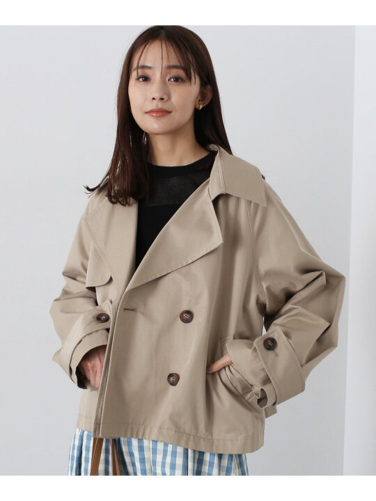 楽天市場】ショートトレンチコート N. Natural Beauty Basic エヌ 
