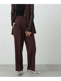 ハイウエストスラックスワイドパンツ《S Size Line》 N. Natural Beauty Basic エヌ ナチュラルビューティーベーシック* パンツ その他のパンツ ブラウン グレー【送料無料】[Rakuten Fashion]