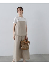 【SALE／50%OFF】フリンジキャミスカートセット N. Natural Beauty Basic エヌ ナチュラルビューティーベーシック* ワンピース・ドレス ワンピース オレンジ ブラック ベージュ【RBA_E】【送料無料】[Rakuten Fashion]