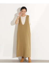 【SALE／60%OFF】Uネックナロージャンスカ N. Natural Beauty Basic エヌ ナチュラルビューティーベーシック* ワンピース・ドレス ワンピース グレー ベージュ【RBA_E】【送料無料】[Rakuten Fashion]