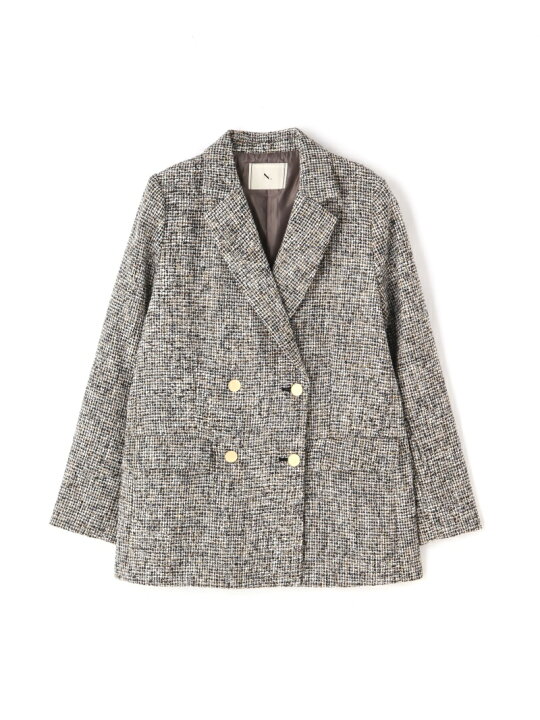 楽天市場】【SALE／40%OFF】ダブルブレストツイードジャケット《S Size 