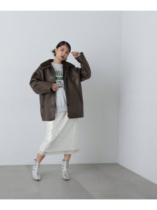 楽天市場】【SALE／50%OFF】ボアボンディングジャケット N. Natural 