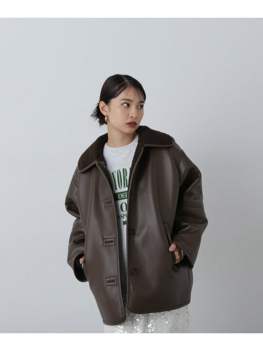 楽天市場】【SALE／50%OFF】ボアボンディングジャケット N. Natural 