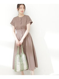 【SALE／50%OFF】コットンボイルウエストタックボタンワンピース《S Size Line》 N. Natural Beauty Basic エヌ ナチュラルビューティーベーシック* ワンピース・ドレス ワンピース グレー ブラック ネイビー グリーン【RBA_E】【送料無料】[Rakuten Fashion]