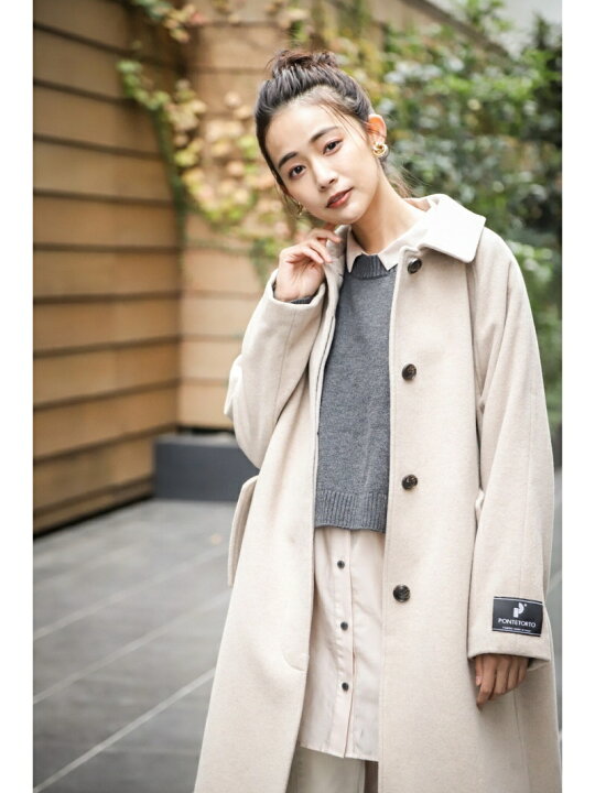 楽天市場】【SALE／50%OFF】パイルステンカラーコート N. Natural 