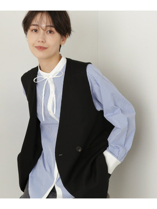 楽天市場】ノーカラーダブルジレ N. Natural Beauty Basic エヌ 
