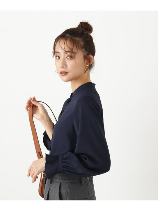 楽天市場】フリルカフストロミ長袖ブラウス《WEB限定商品》 N. Natural 