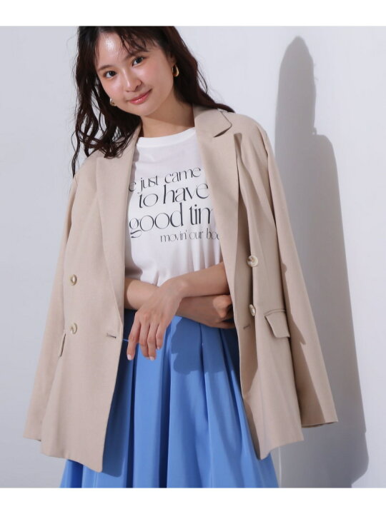 楽天市場】【SALE／50%OFF】ルーズダブルブレストジャケット N 