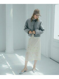 【SALE／60%OFF】スパンコール刺繍シアースカート N. Natural Beauty Basic エヌ ナチュラルビューティーベーシック* スカート その他のスカート ホワイト オレンジ【RBA_E】【送料無料】[Rakuten Fashion]