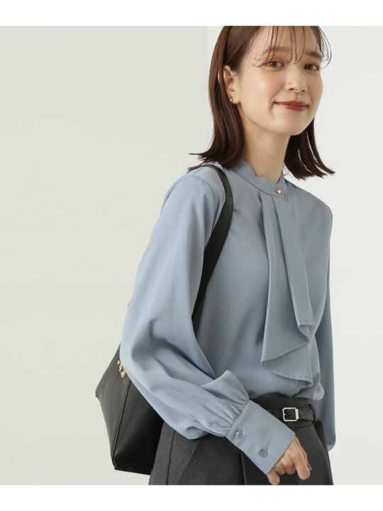 楽天市場】ボウタイ風とろみブラウス N. Natural Beauty Basic エヌ 