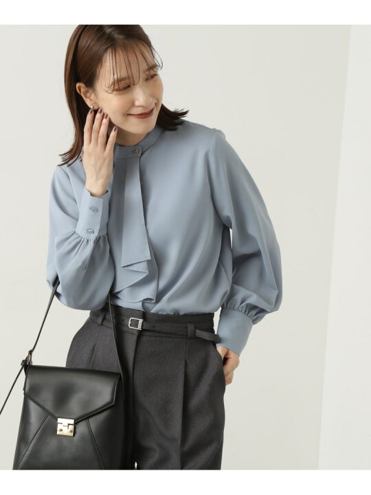 楽天市場】ボウタイ風とろみブラウス N. Natural Beauty Basic エヌ 