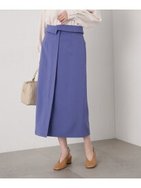 【SALE／60%OFF】デザインハイウエストスカート《S Size Line》 N. Natural Beauty Basic エヌ ナチュラルビューティーベーシック* スカート その他のスカート グレー ブルー【RBA_E】【送料無料】[Rakuten Fashion]