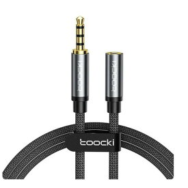 toocki イヤホン 延長ケーブル 4極 3.5mm (3m) オーディオケーブル ヘッドホン ステレオミニプラグ 延長コード マイク対応 ロング ■