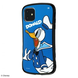 ディズニー キャラクター ドナルド ［iPhone 11］ ソフトケース 軽い 衝撃吸収 ストラップホール ボタンが押しやすい Qi ワイヤレス充電対応 レイ・アウト