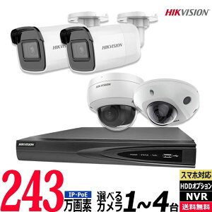 HIKVISION nCNrW hƃJ O ƒp hƃJ 243f IP 1`4Zbg R[_[HDD Jdsv X}zĎ PoEd NVR LLAN h ĎJZbg NVR-SET-4CH