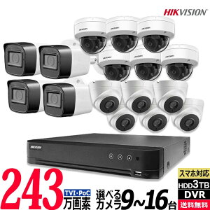HIKVISION nCNrWhƃJ O P[u(PoC) AiO 243f 9`16Zbg R[_[HDD 16chDVR ĎJ POC-SET-16CH