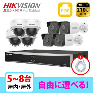 [HIKVISION][IP-2M] �h�ƃJ���� �Ď��J���� ���O ���� 200����f 5�`8�� 8POE 2���K ���Ȑݒu �h�ƃJ�����Z�b�g DS-2CD1121-I DS-2CD1021-I DS-7608NXI-K1/8P