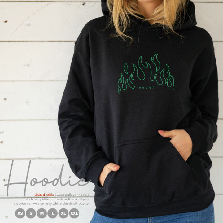 楽天市場 パーカー レディース メンズ スウェット パーカー プルオーバー Hoodie 長袖 フード付き プルオーバー ペア カップル Xs S M L Xl Xxl 韓国 イラスト 炎 ほのう テキスト ロゴ ストリート ユニセックス グラフィック デザイン 色違い かわいい オシャレ おしゃれ