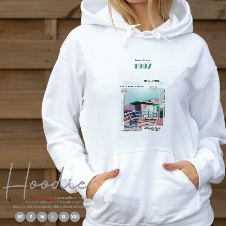 楽天市場 パーカー レディース メンズ スウェット パーカー プルオーバー Hoodie 長袖 フード付き プルオーバー ペア カップル Xs S M L Xl Xxl 写真 ポスター 海外 海 海の家 Beach おしゃれ オシャレ ユニセックス ロゴ グラフィック デザイン 韓国 流行り