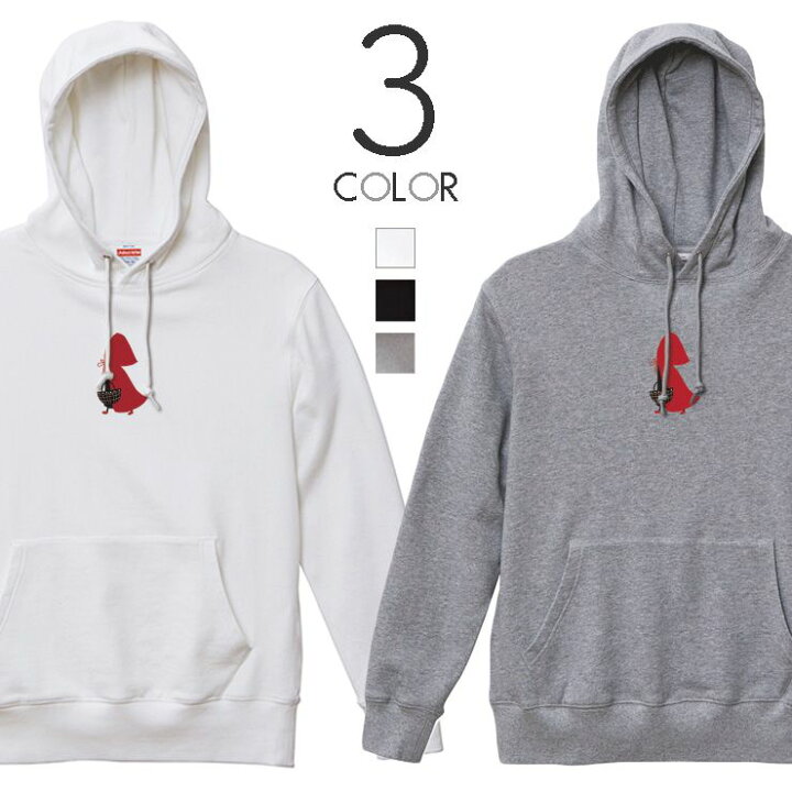楽天市場 パーカー レディース メンズ スウェット パーカー プルオーバー Hoodie 長袖 フード付き プルオーバー ペア カップル Xs S M L Xl Xxl おしゃれ 大人かわいい 赤ずきんちゃん 後ろ姿 童話 イラスト 女の子 No Other