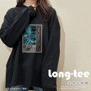 Tシャツ ロンT クルーネック 丸首 綿 長袖 カットソー レディース カットソー S M L XL XXL メンズ シンプルだから合わせやす 大人かわいい オシャレ ペア カップル リンクコーデ 韓国 サイバーパンク ネオン エモい グラフィック デジタル TOKYO レース コラージュ