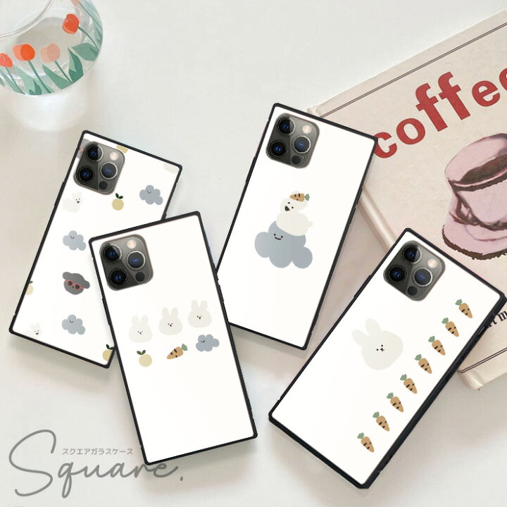 楽天市場 Iphone14 背面 ガラス ケース Iphone14 Pro Max Plus Iphone13 Pro Iphone Se3 第3世代 Iphone11 強化ガラス スマホ ケース Iphone Xr Xs 8 Plus 韓国 Korea K Pop ゆるい イラスト かわいい ニンジン ウサギ クマ 曇
