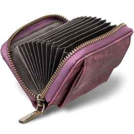 【 マラソン期間お得なクーポン！！11日2時迄 】 プエブロレザー カードケース メンズ【 GRACIA 】 小銭入れ レディース カード入れ ジャバラ型 ミニ財布 コインケース 財布 レザー 小さい プレゼント ギフト 送料無料