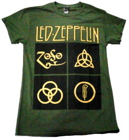 【LED ZEPPELIN】レッドツェッペリン「GOLD SYMBOLS」Tシャツ