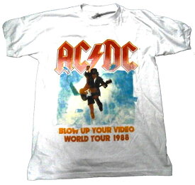 【AC/DC】エーシーディーシー「BLOW UP WHITE」Tシャツ